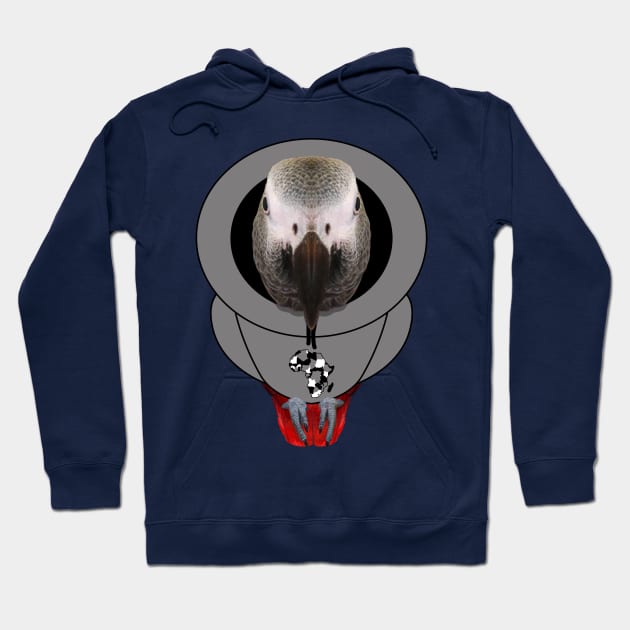 African Grey Parrot Hoodie Hoodie by African Grey Parrot Gear